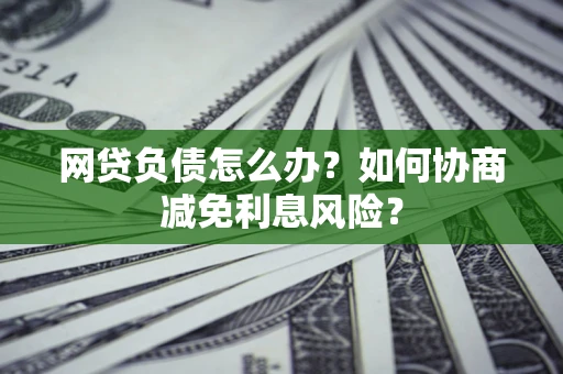 济南网贷负债怎么办？如何协商减免利息风险？