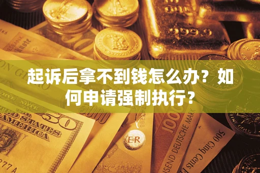 济南起诉后拿不到钱怎么办？如何申请强制执行？
