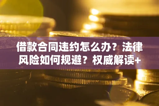 济南借款合同违约怎么办？法律风险如何规避？权威解读+实用指南