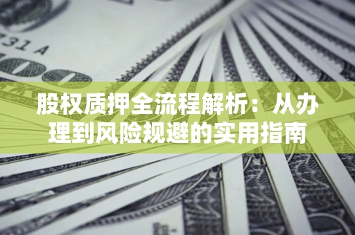 济南股权质押全流程解析：从办理到风险规避的实用指南